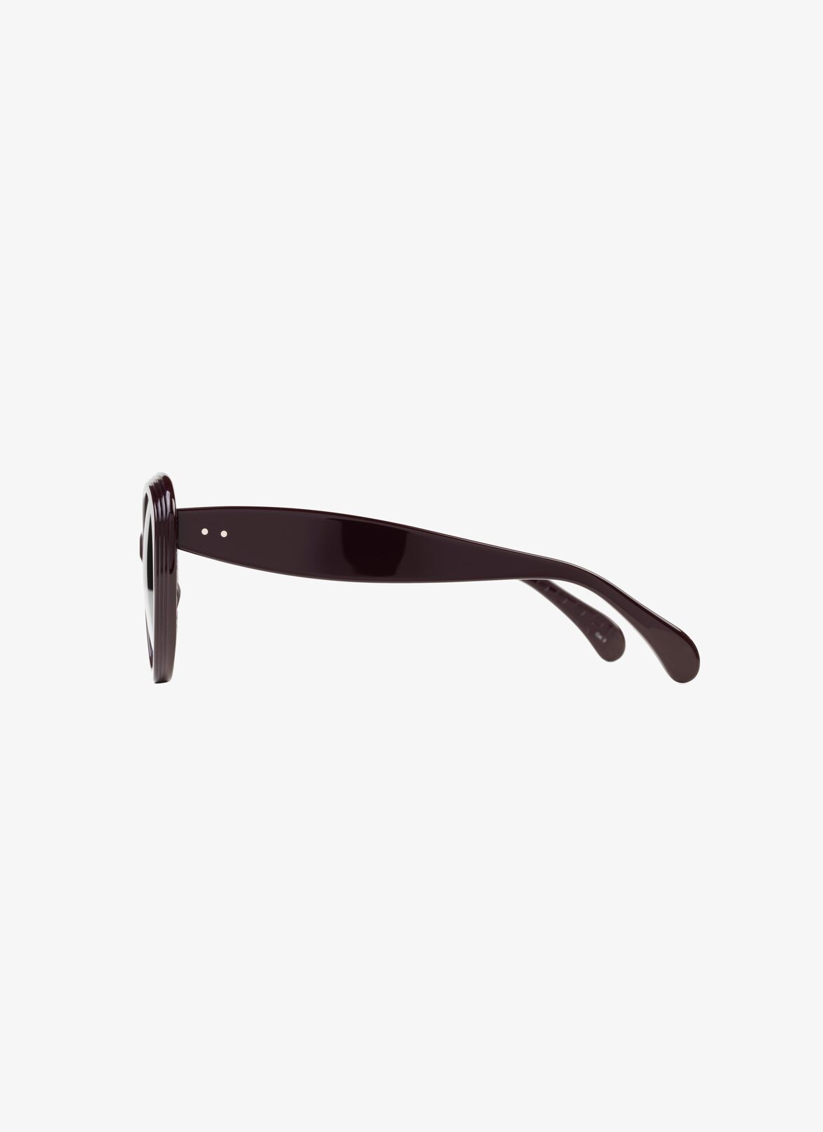 Burgundy Cat-Eye Sunglasses ALAÏA HAVANA-HAVANA-GRAY BURGUNDY CAT-EYE SUNGLASSES